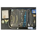 Costume Jewelry Necklaces & Pins, Avon.