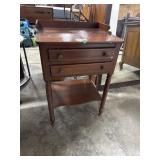 Willett Cherry Nightstand, Twist Rope Legs.