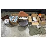 Childï¿½s Piano, U.S. Military Duffel Bag, Cooker.