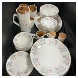 Taylorstone Mid Century Modern Dinnerware Set.