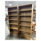 Pair Of Large Bookshelves.