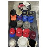 Snap Back Trucker Hats, Phillies, Budweiser Belt.
