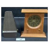 Seth Thomas Metronome, Stickley Mantel Clock.
