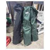 (3) Coleman Canvas Folding Chairs.