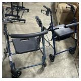 Pair Of Medical Rolling Walkers.