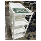 3 Plastic Utility Shelves.