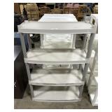 3 Plastic Utility Shelves.