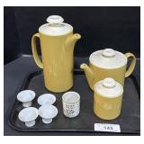 Teapots, Small Teacups.