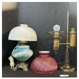 2 Vintage Electric Table Lamps.