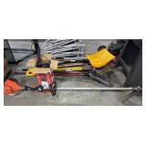 Echo String Trimmer, Round-Up Sprayer.
