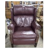 Vinyl Upholstered Reclining Chair.