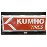 Kumho Tires Light Up Advertising Two Sided Sign.