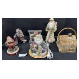 Santa Figures & Lights, Vintage Japan Cookie Jar.