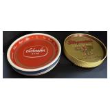 Large Lot Of Beer Advertising Trays.