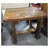Knotty Pine End Table.