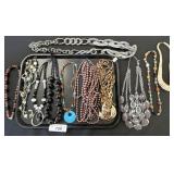 Lot Of Costume Jewelry, Necklaces.