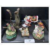 Christmas Figurines, Camel Trinket Box, Music Box