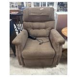 Clean Brown Electric Recliner.