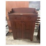 Rustic Pine Jelly Cupboard.