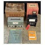 Simpson Milliammeter & Allen Coil Tester.