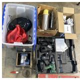 Cordless Drill, Hydraulic Filter, First Aid.