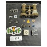 Opera Glasses & Pins.