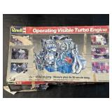 Revel Operating Visible Turbo Engine 1:3 Model.