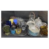 Large Lof Of Colored & EAPG Glassware & Bowls.