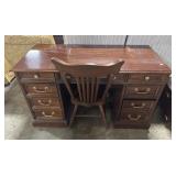 Solid Cherry Executive Desk.