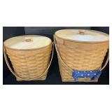 Pair Of Longaberger Baskets.