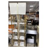 (2) Modern 4Tier IKEA Style Floor Lamps, Modern