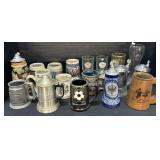 Beer Adv Steins & Mugs, Stoneware Steins,