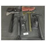 Lot Of 4 Tactical Axes / Hatchets.