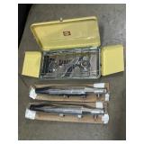 Propane Stove & Harley Davidson Mufflers.