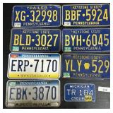 PA License Plates, Michigan Cycle License Plate