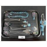 Lot Of Costume Jewelry, Necklaces, Earrings.