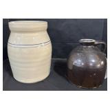 Stoneware Jug & Vase.