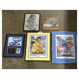 Autographed NASCAR Racing Pictures.