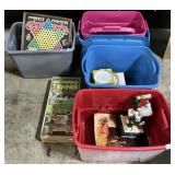 Vintage Games, Collectors Plates, Totes.