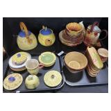 Pfaltzgraff Teapots, Plates, Bowls, Mugs.