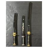 3 Beautiful Katanas.
