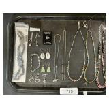 Sterling Silver Jewelry, Earrings & Pendant, Tie