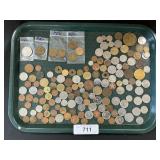 Foreign & U.S. Currency, Tokens.