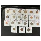 Quarters, Nickels & Pennies.