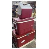 (2) Igloo & Vtg Coleman Coolers.