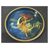 Vintage Miller High Life Metal Adv. Serving Tray.