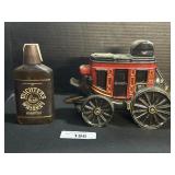 Michters Whiskey Bottle & Carriage Decanter.