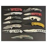 Lot Of Pocket Knives, Frost Cutlery, Maxam.