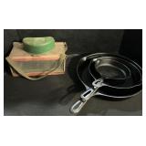 Griswold & Wagner Cast Iron Pans, LD Pal.