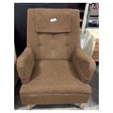 Mid Century Modern Upholstered Armchair.